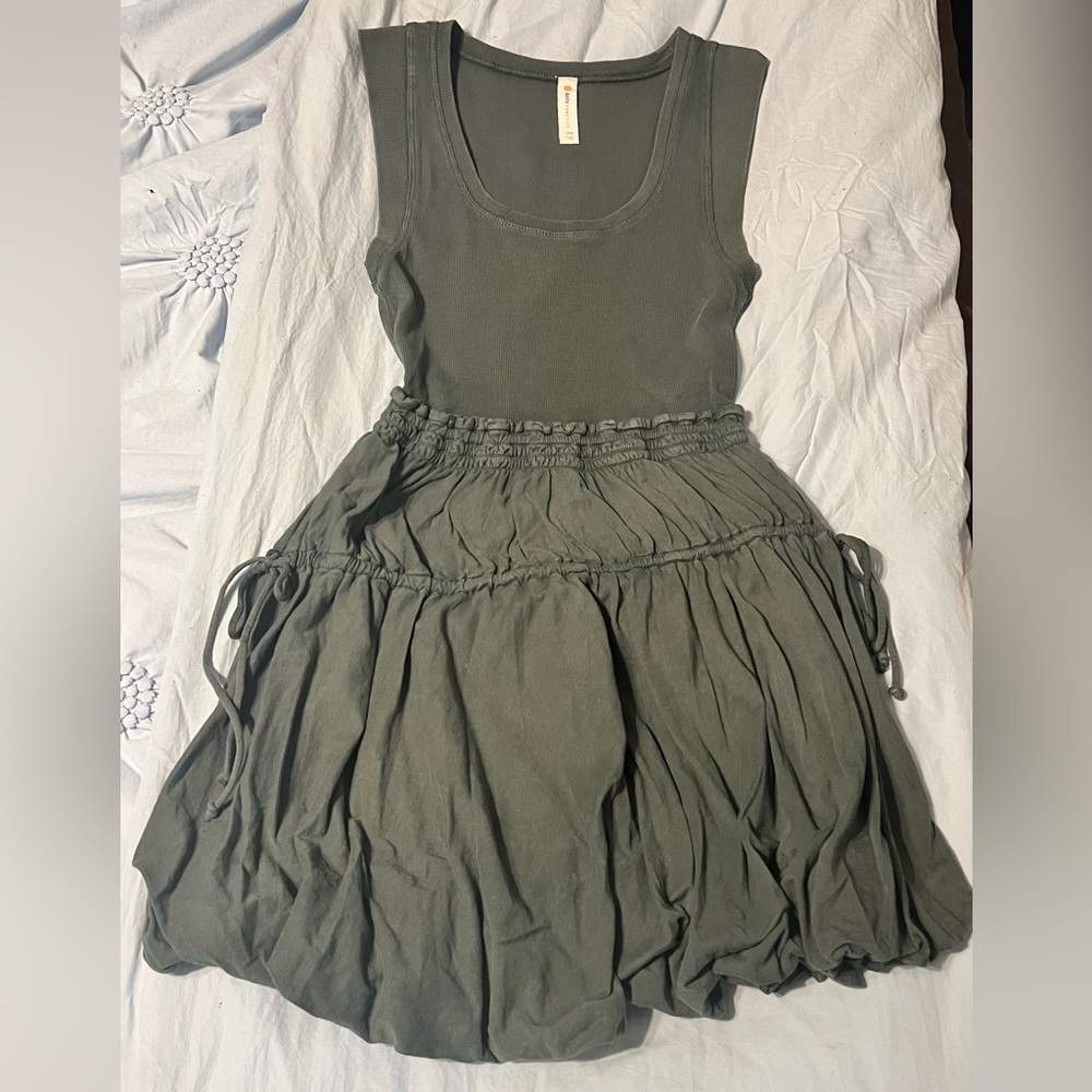 Stylish Olive Green Dress